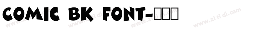 Comic Bk Font字体转换